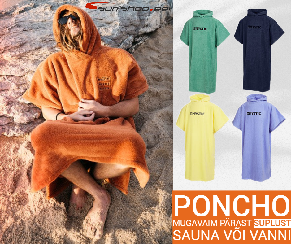 Pärast suplust pane selga soe ja mugav Poncho